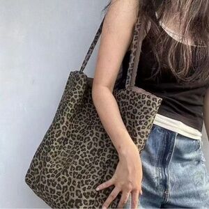 Leopard Print Tote Bag